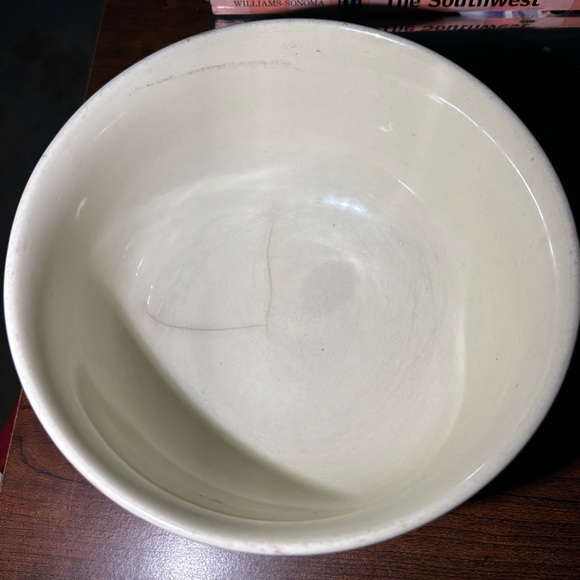 Vintage Kitchen Hall China Autumn Leaf Mixing Bowl 6" 1 Quart - Picture 5 of 5